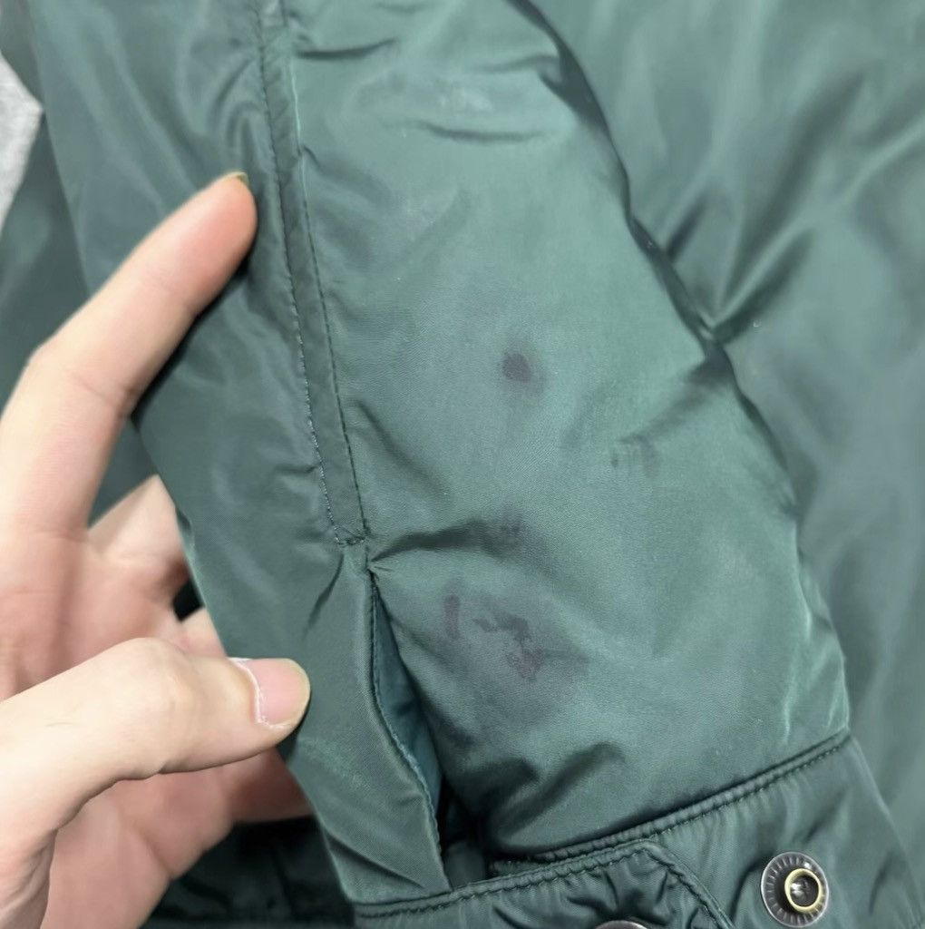 Moncler Green Stand-Collar Down Jacket