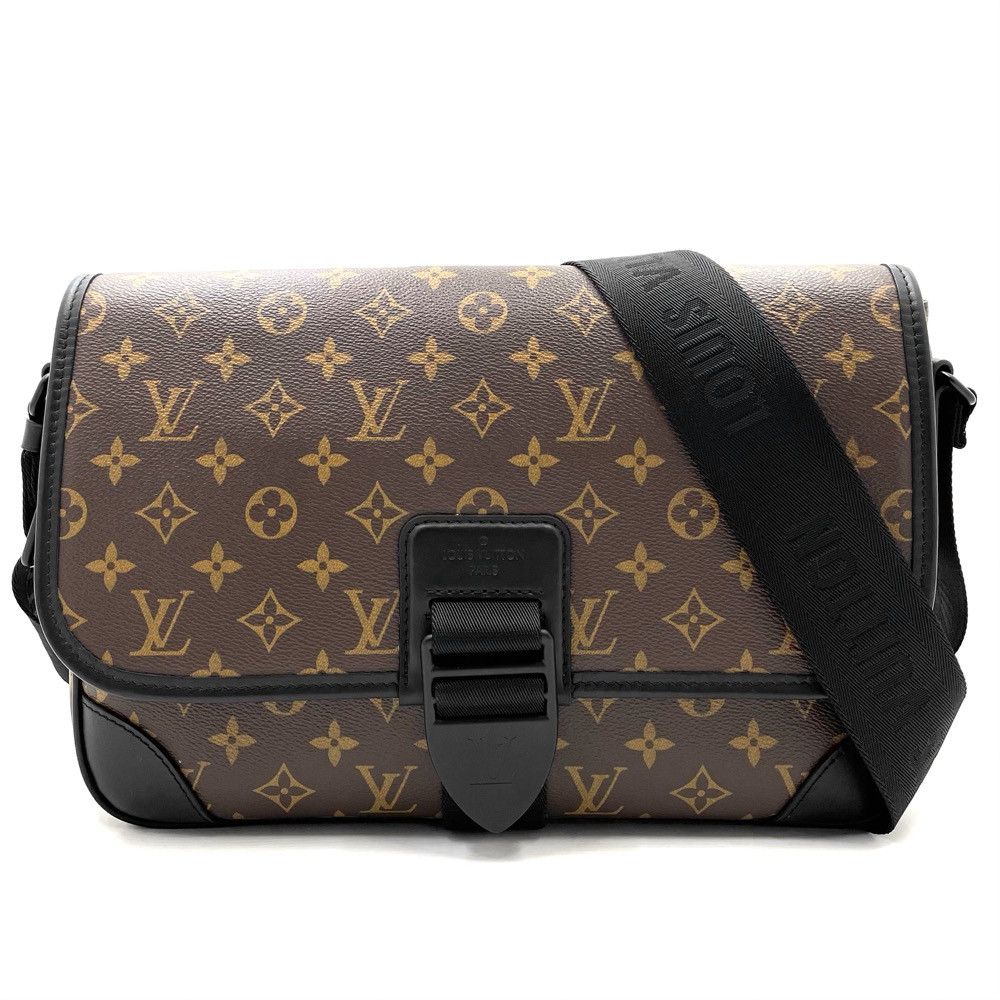 image of Louis Vuitton Monogram Messenger Bag Crossbody Bag Brown, Women's