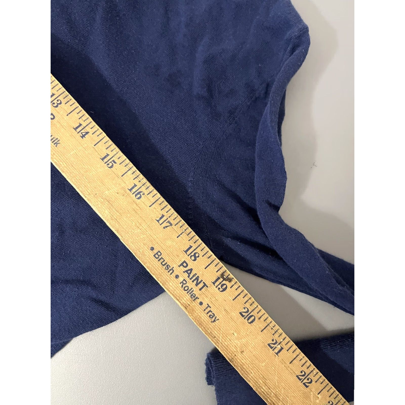J.Crew J. Crew Shirt Womens S Long Sleeve Blue Lightweight Crew Neck Casual Pullover Knit Cotton Blend Logo All Seasons Regular - Fall Spring Summer Womens Size S / US 4 / IT 40 - 5 Thumbnail
