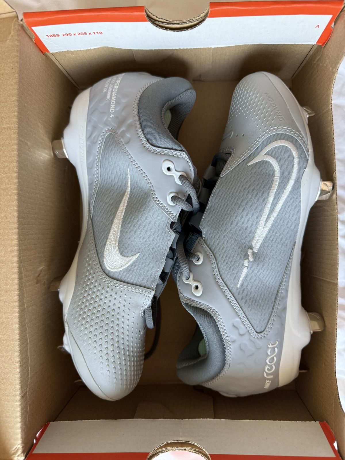 Nike Nike Hyperdiamond 4 Elite cleats, NIB! sz 7.5 softball NEW Size US 7.5 / IT 37.5 - 1 Thumbnail