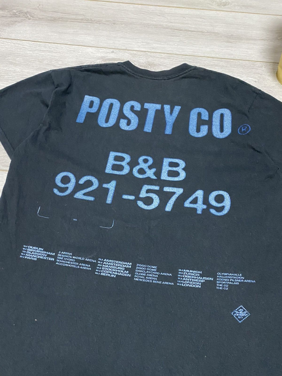Band Tees Post Malone tour tee posty co b&b tshirt Size US L / EU 52-54 / 3 - 7 Thumbnail