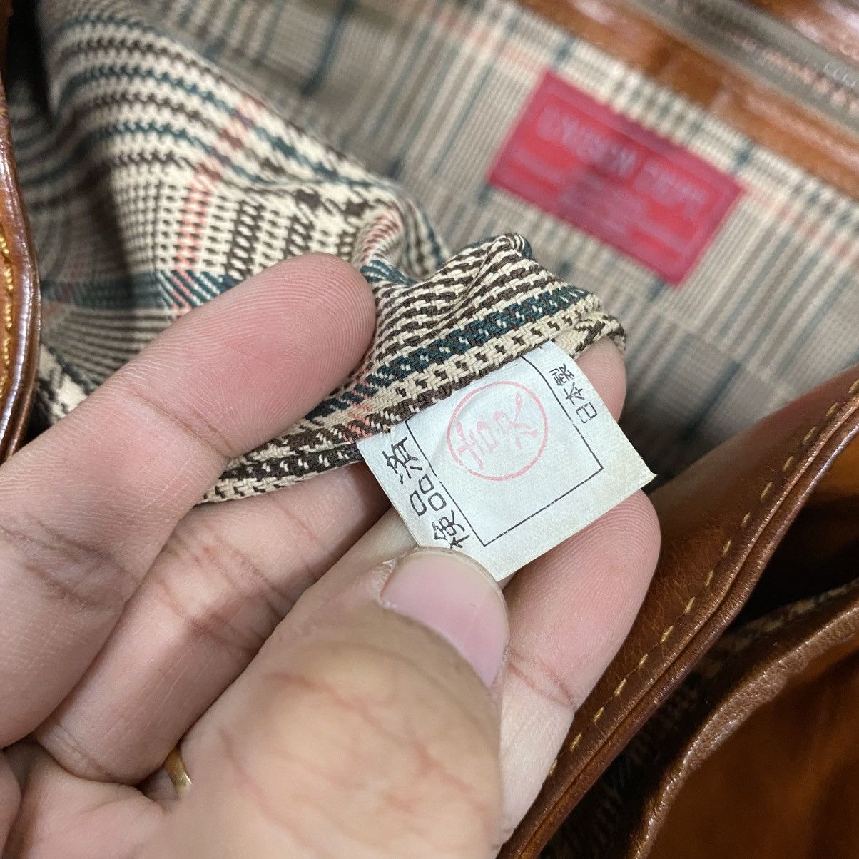 Japanese Brand 📌Vintage Leather Bag Genuine Unison Dept. Size ONE SIZE - 21 Thumbnail