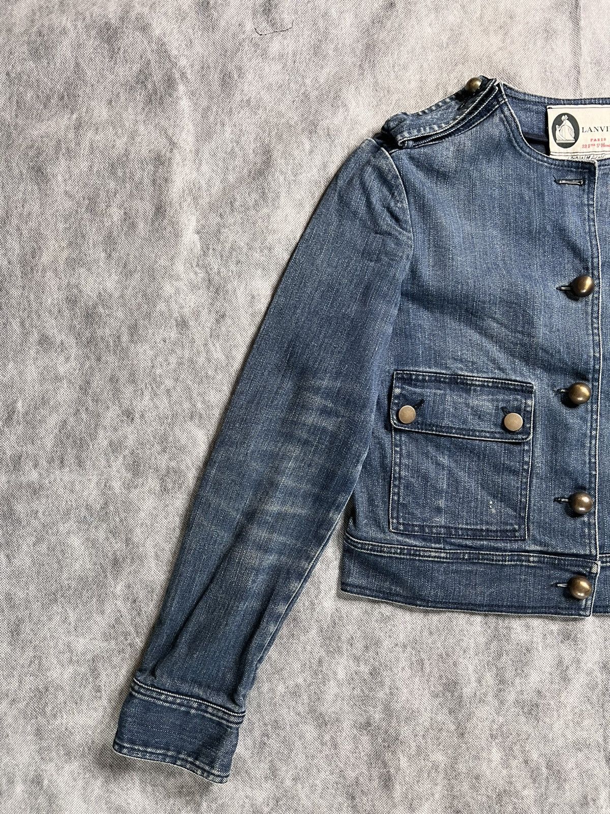Lanvin LANVIN LOVES ACNE JEANS DENIM JACKET sz 38 WOMEN Size XS / US 0-2 / IT 36-38 - 3 Thumbnail
