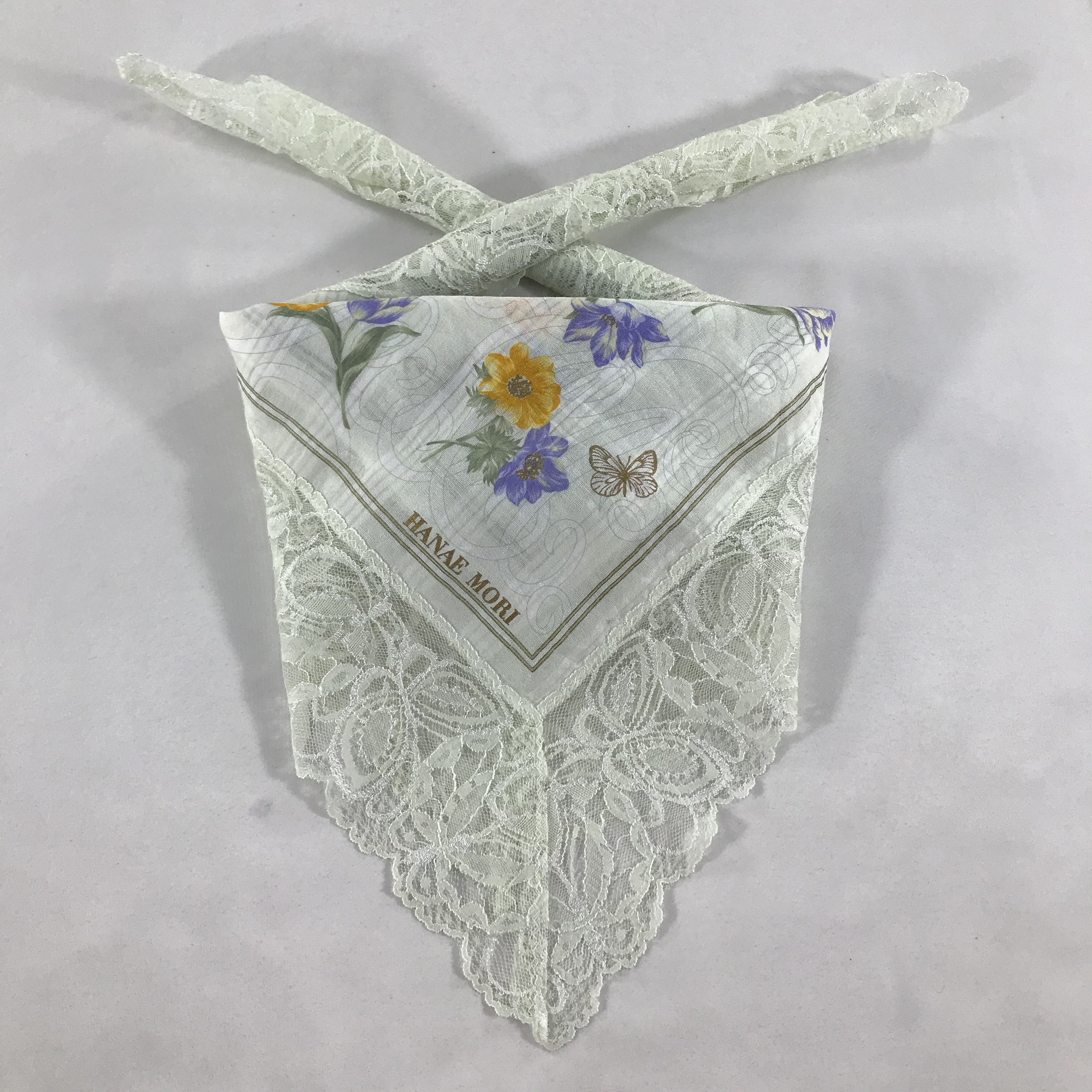 Hanae Mori Hanae Mori Bandana / Handkerchief / Neckerchief - S1891 Size ONE SIZE - 3 Thumbnail