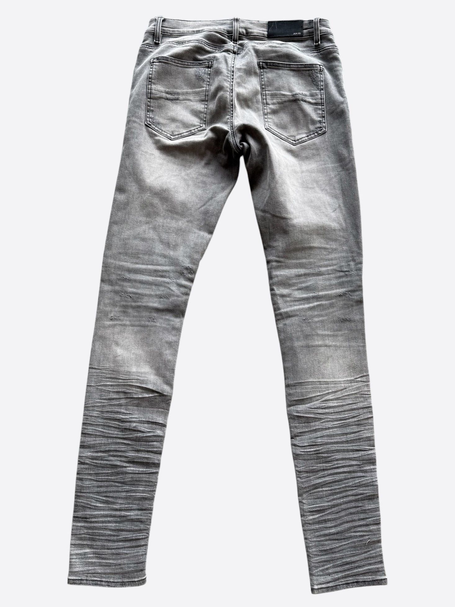 Amiri Amiri Storm Grey & Black Patch MX1 Jeans Size US 34 / EU 50 - 2 Thumbnail