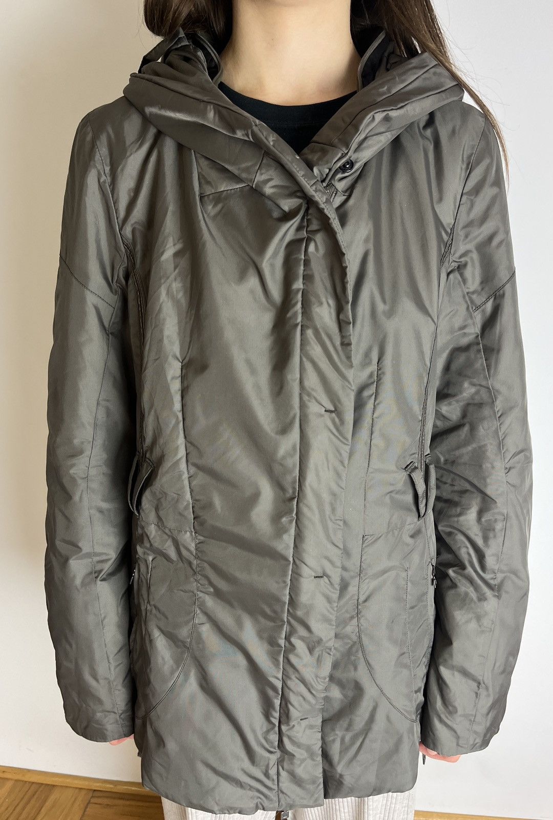 Marithe + Francois Girbaud Active Marithe Francois Girbaud Belted Avant-Garde Jacket Size M / US 6-8 / IT 42-44 - 2 Thumbnail