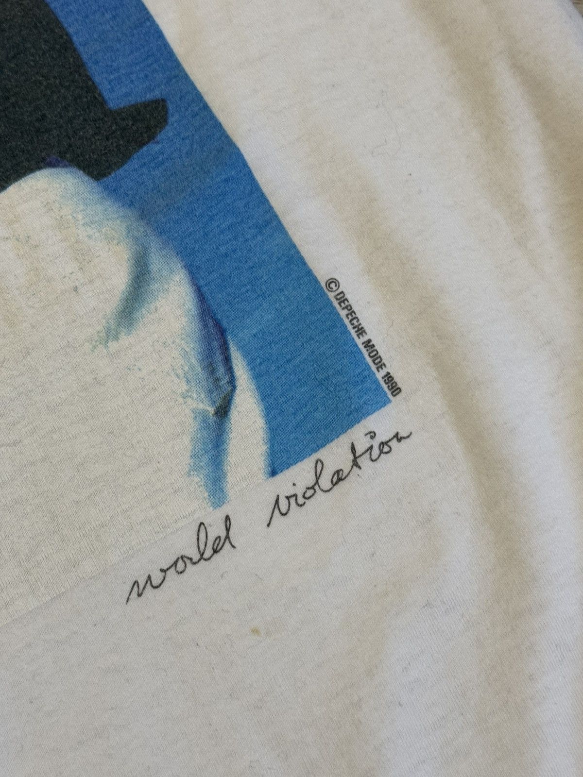 Band Tees Rare Vintage Depeche Mode - 1990 World Violator Tour T-shirt Size US XL / EU 56 / 4 - 5 Thumbnail