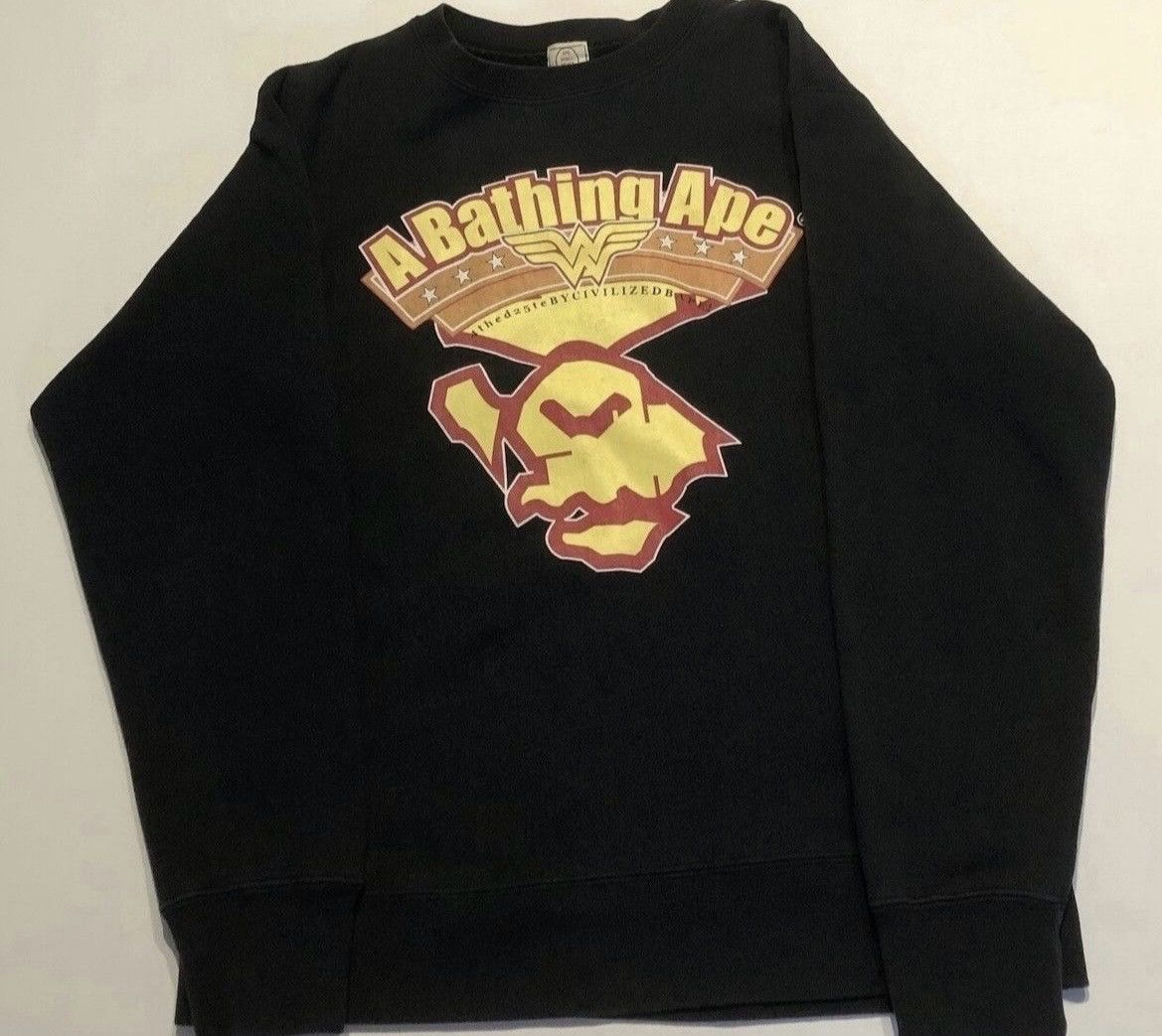 Bape Bape crew neck sweatshirt Size US S / EU 44-46 / 1 - 1 Thumbnail