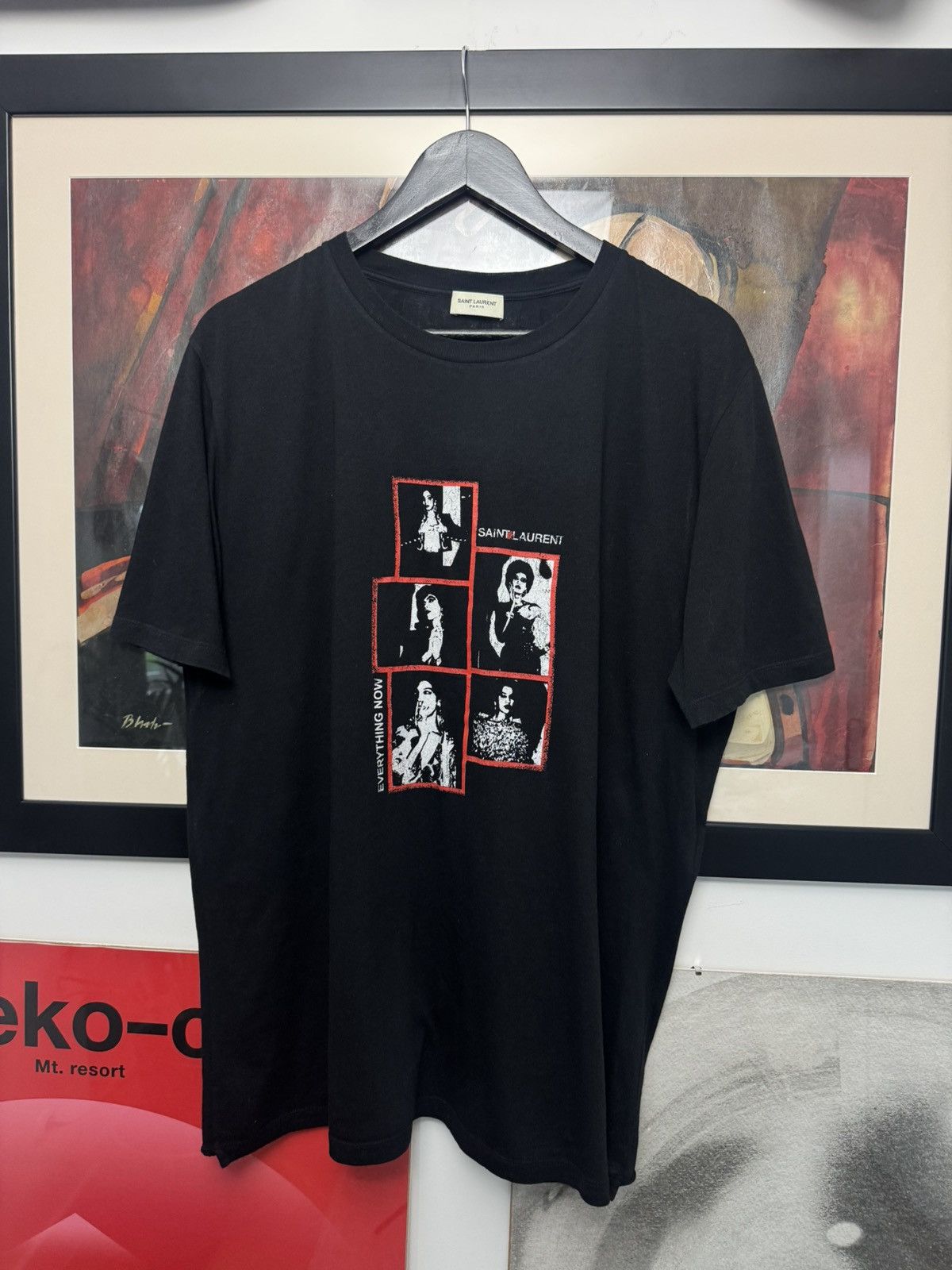 Hedi Slimane × Saint Laurent Paris Saint Laurent Paris Tee SLP