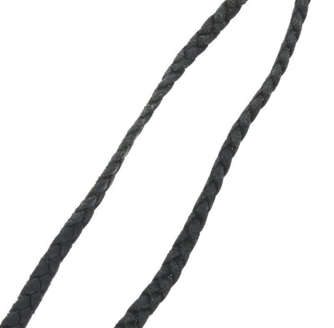 Chrome Hearts Chrome Hearts Leather Braid Necklace Size ONE SIZE - 5 Thumbnail
