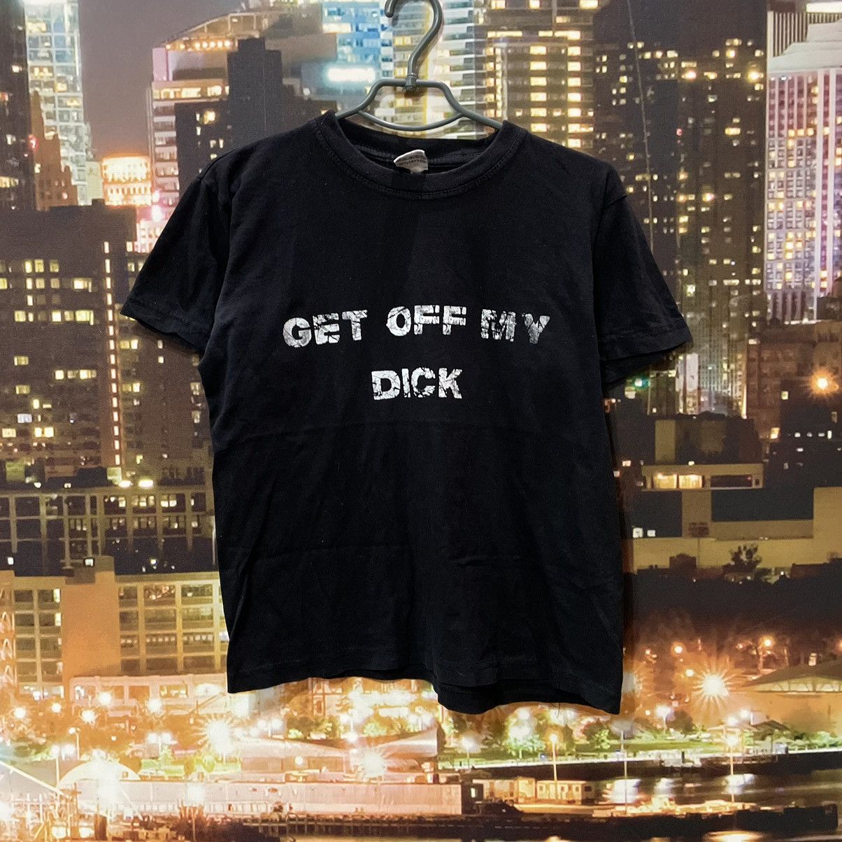 Vintage Vintage Y2K Black Graphic Tee Funny Slogan Streetwear Boxy S Size US S / EU 44-46 / 1 - 1 Thumbnail