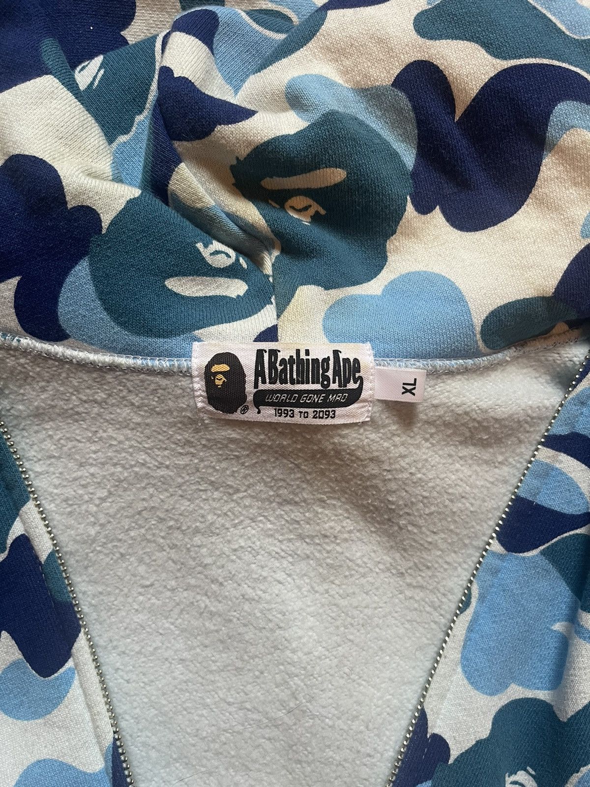 Bape ABC Camo Bapesta Tape Full Zip Hoodie Size US XL / EU 56 / 4 - 8 Thumbnail