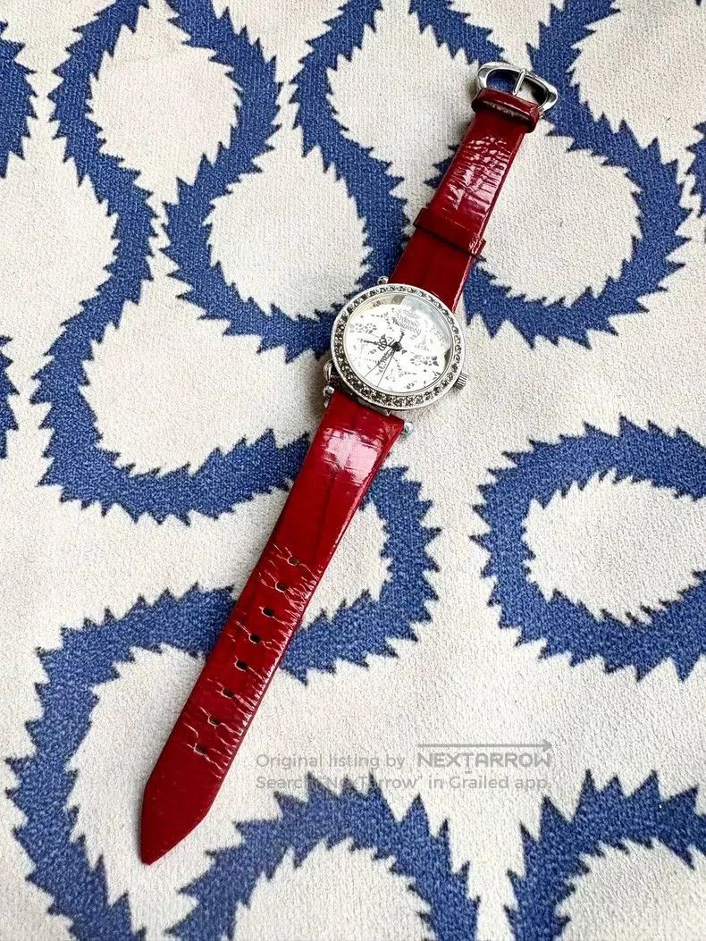 Vivienne Westwood Vivienne Westwood Red Crystal Saturn Watch . Size ONE SIZE - 2 Thumbnail
