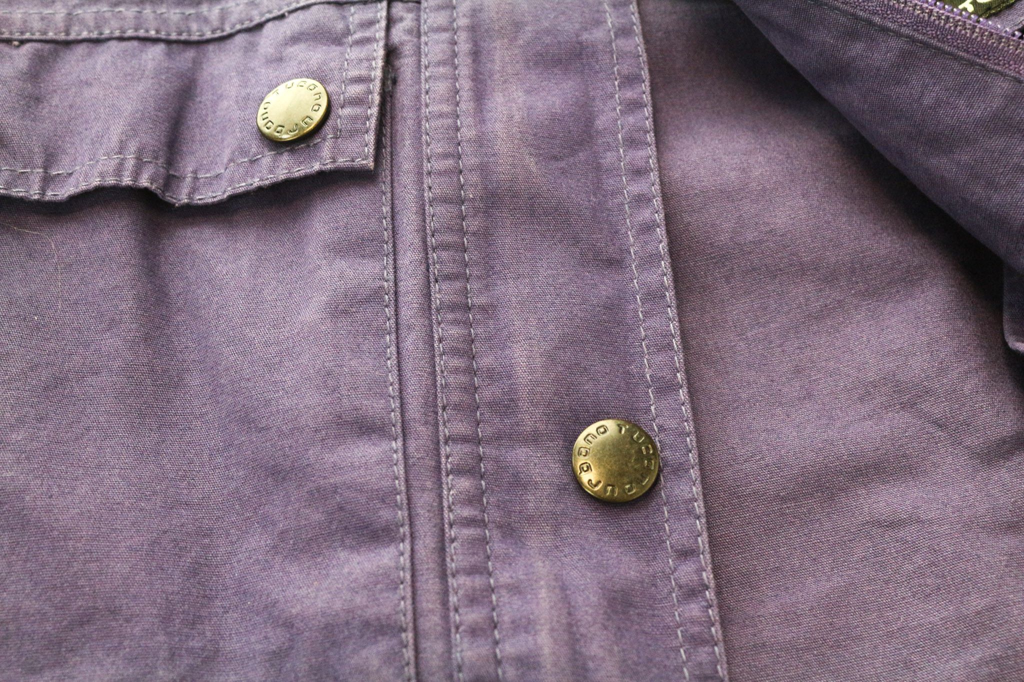 Other SHORTY IT38 Purple Cotton Moto Jacket 75002 Size M / US 6-8 / IT 42-44 - 11 Thumbnail