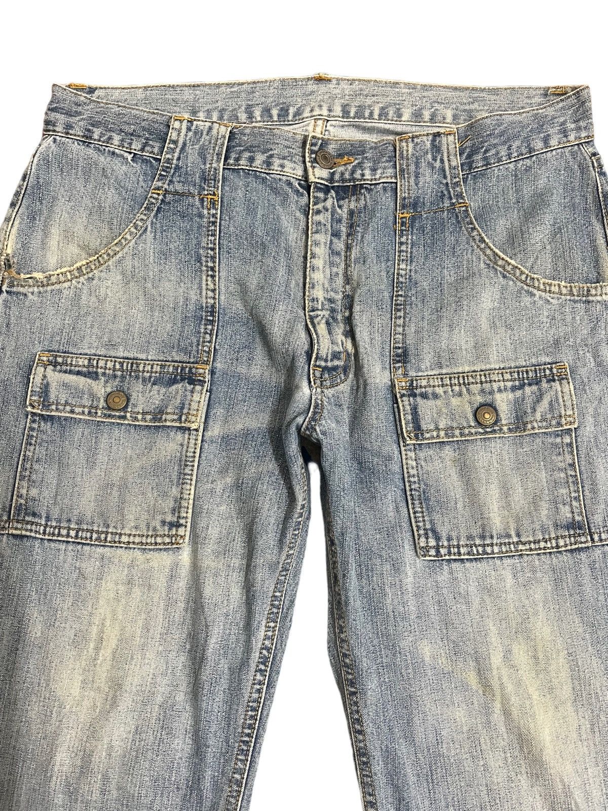 Jun Takahashi × Uniqlo × Vintage Vintage Uniqlo Bush Pants Jeans Size US 34 / EU 50 - 2 Thumbnail
