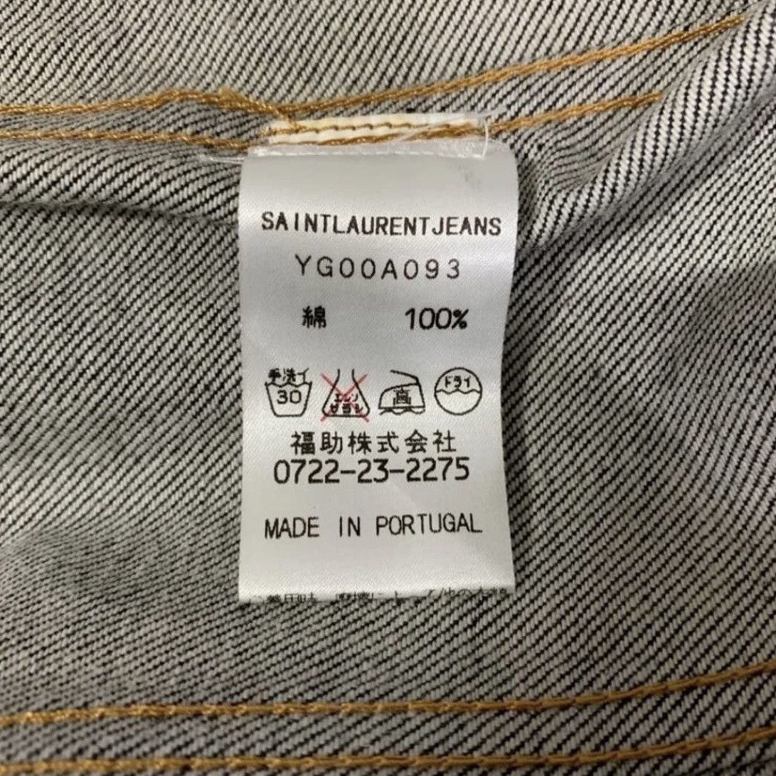 Saint Laurent Paris *rare*Saint Laurent Jeans Hedi Slimane Selvedge Denim Jacket Size US S / EU 44-46 / 1 - 6 Thumbnail