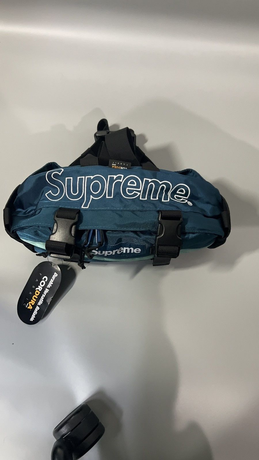 Supreme Supreme Waist Bag (FW19) - Dark Teal Size ONE SIZE - 3 Thumbnail