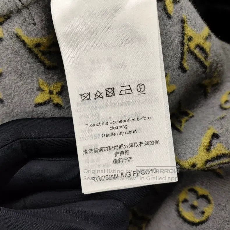 Louis Vuitton Louis Vuitton Woolen print lined hooded cropped coat Size XS / US 0-2 / IT 36-38 - 4 Thumbnail