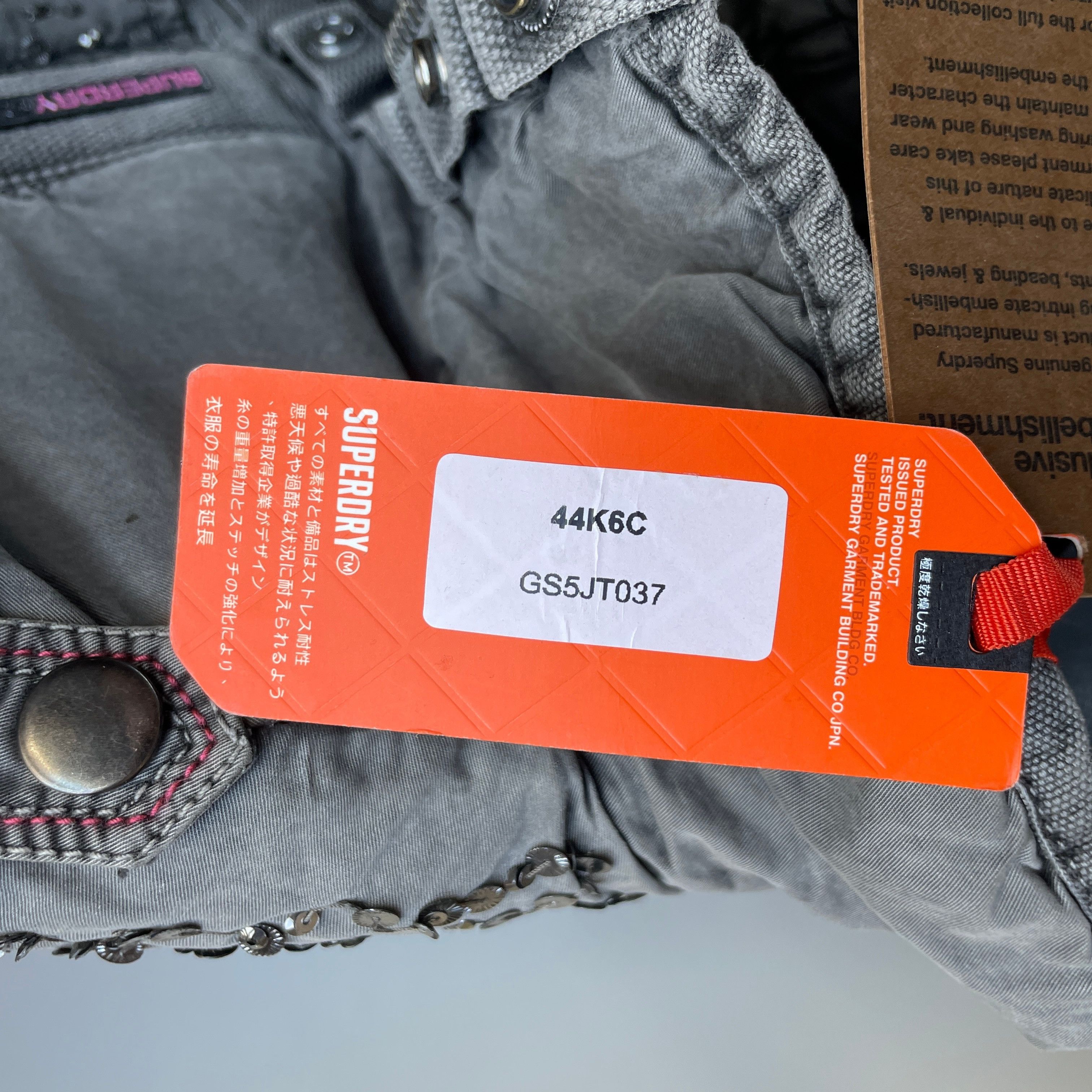 Superdry BNWT Superdry Womens Military Embellished Field Flag Jacket Size L / US 10 / IT 46 - 15 Thumbnail