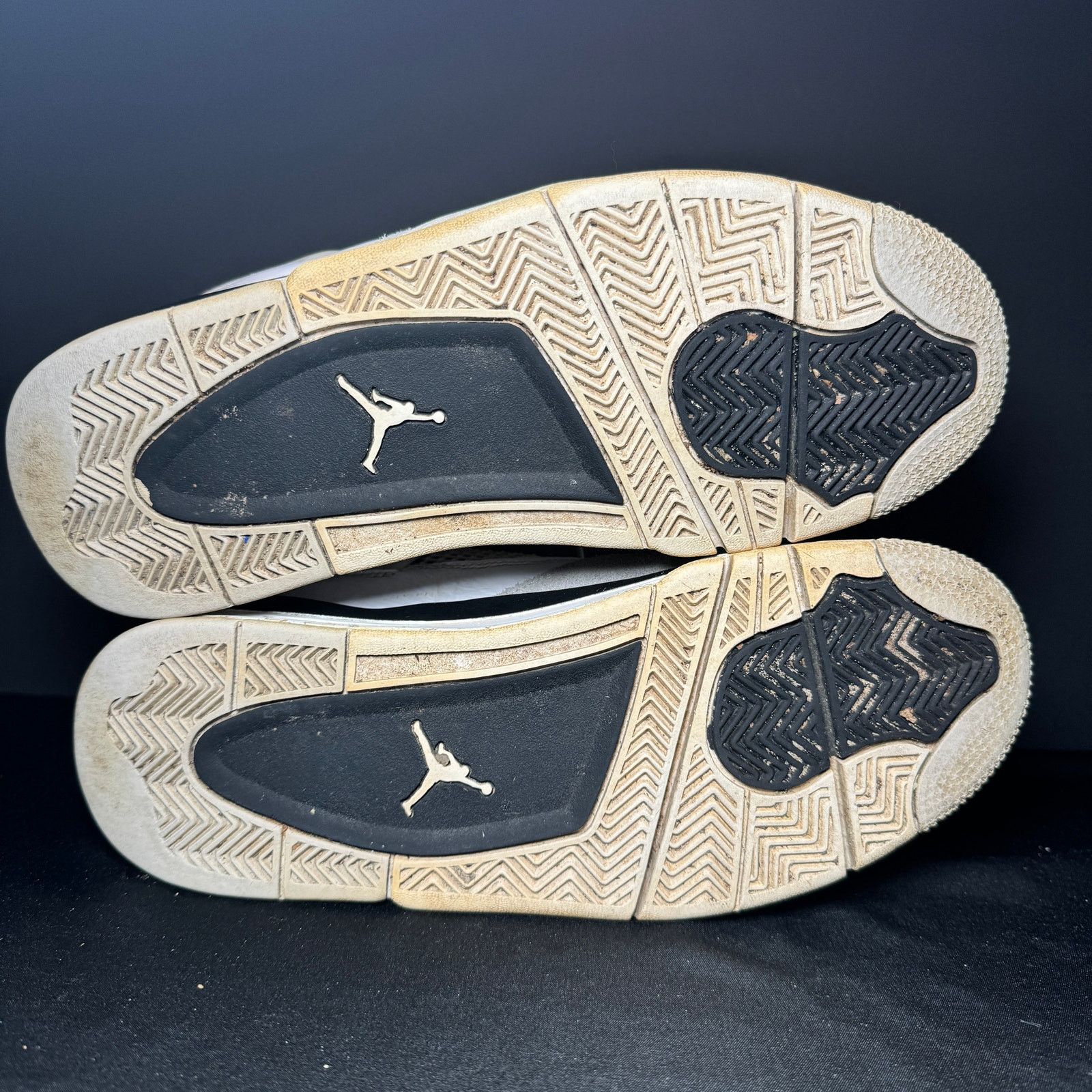 Jordan Brand × Nike Size 9.5 Nike Air Jordan 4 Retro Military Black Men's Shoes Size US 9.5 / EU 42-43 - 7 Thumbnail