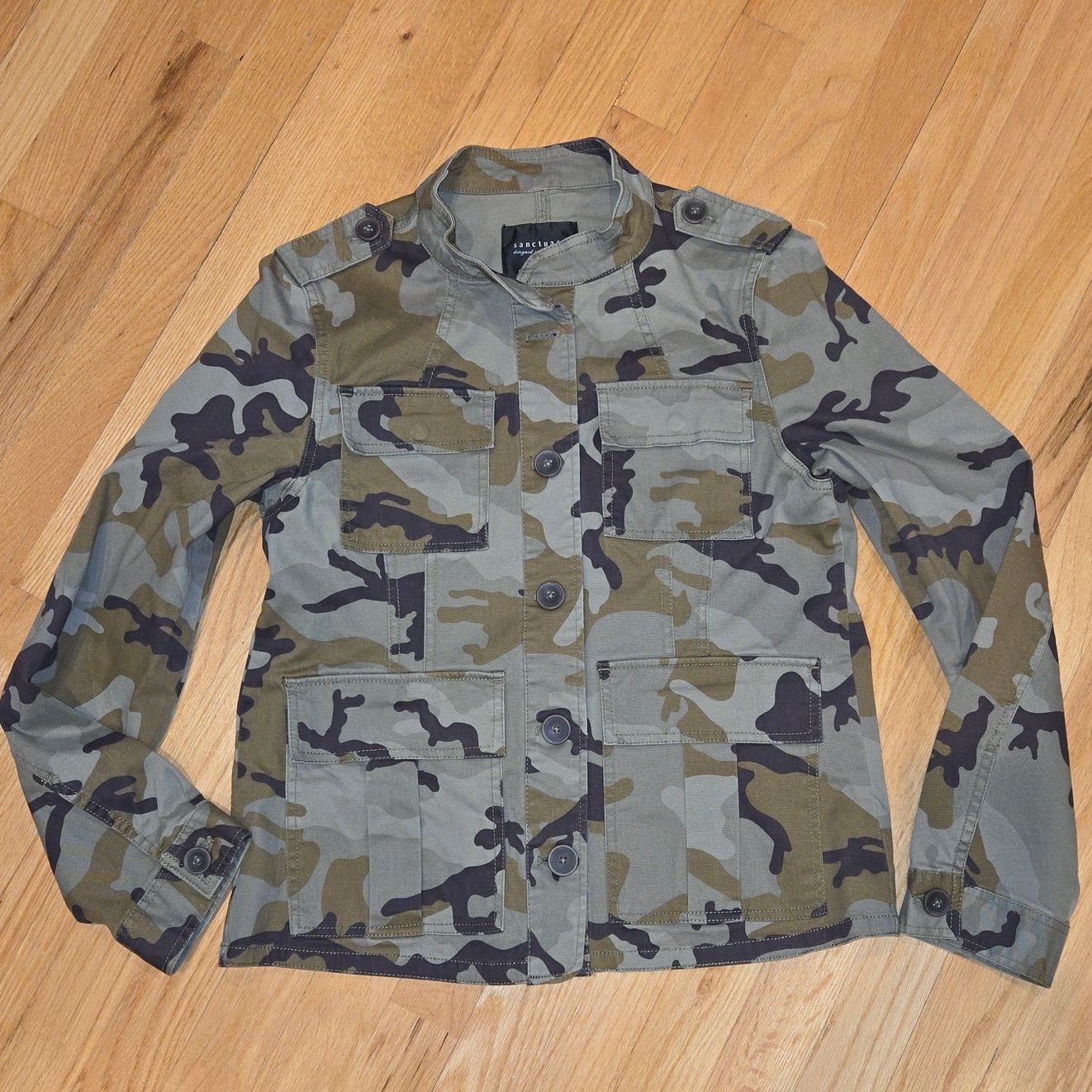 Sanctuary Sanctuary Camo Jacket women sz M Size M / US 6-8 / IT 42-44 - 1 Thumbnail