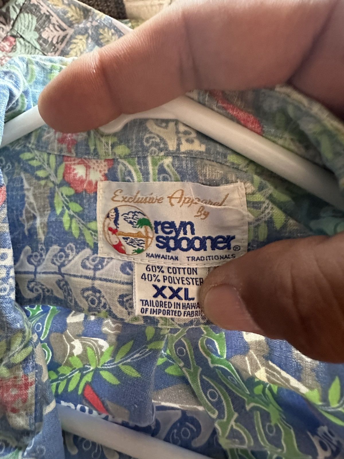 Reyn Spooner PreOwned Reyn Spooner Men’s XXL Blue Sea Land Hawaiian Shirt Size US XXL / EU 58 / 5 - 4 Thumbnail