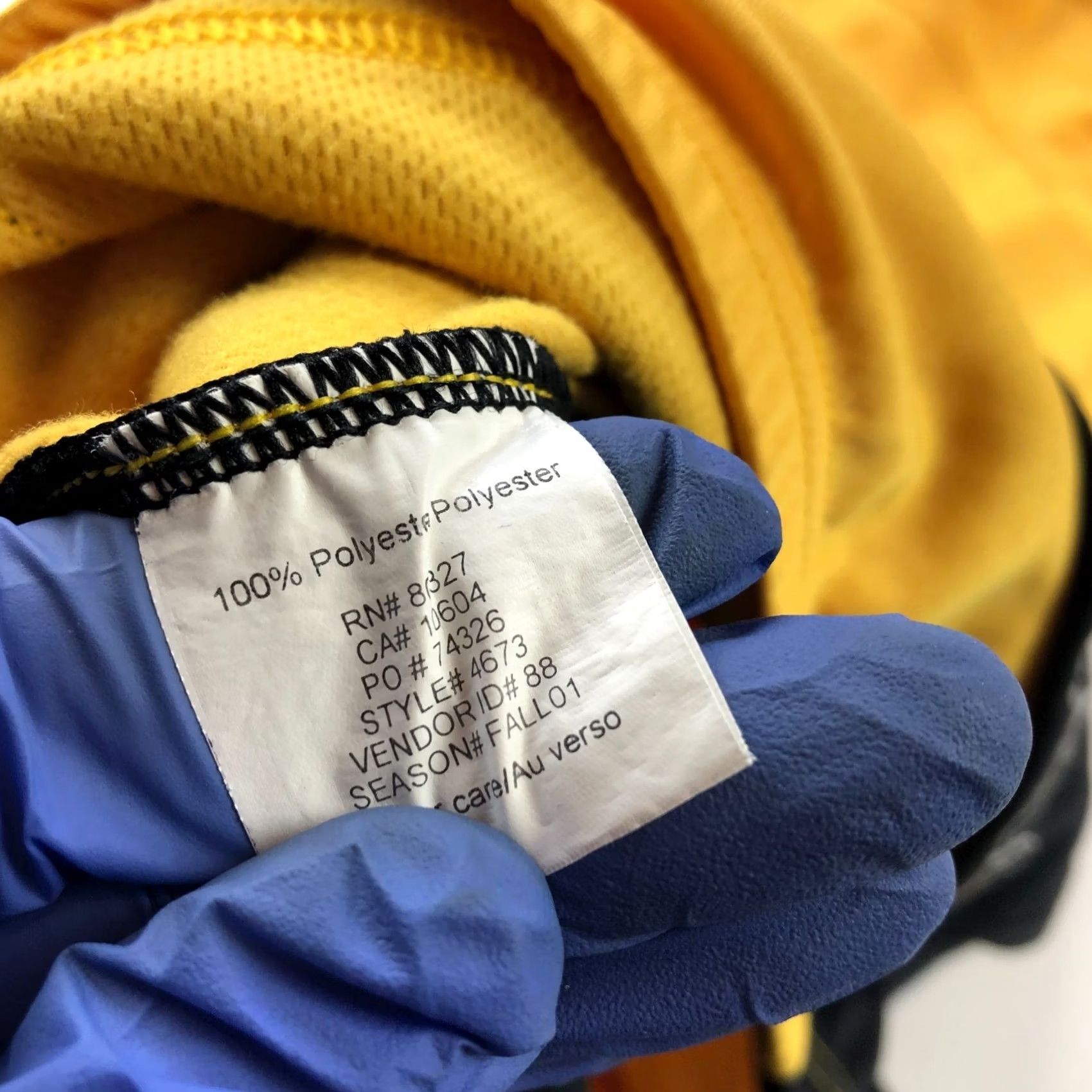 PEARL iZUMi Pearl Izumi Mens Medium Polyester Cycling Full Zip Jacket Yellow Black Jacket Windbreaker Pockets Zipped Pockets Sports Bike 80s Vintage No Mens Size US M / EU 48-50 / 2 - 6 Thumbnail