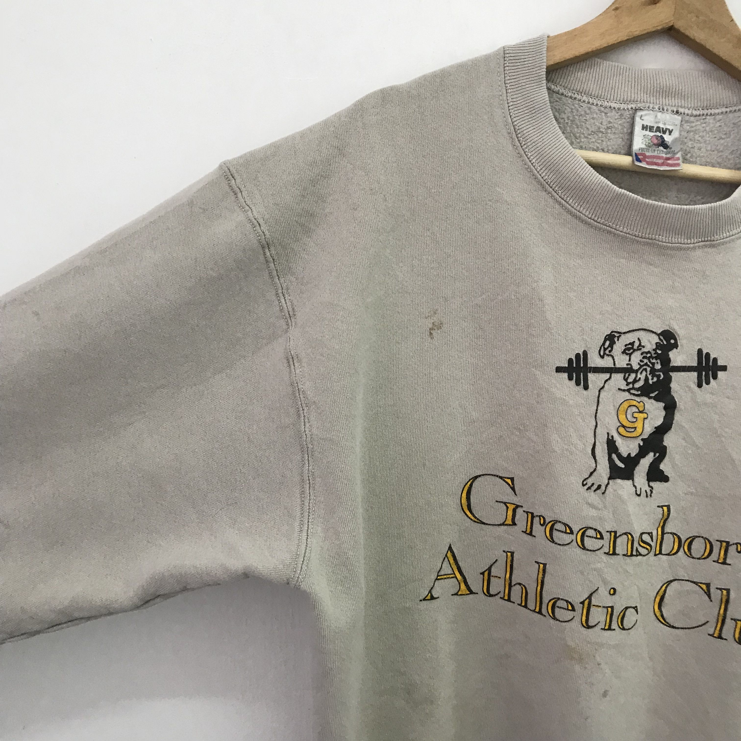 Vintage Vintage 90s Greensboro Athletic Club Sweatshir - 242 Size US L / EU 52-54 / 3 - 4 Thumbnail