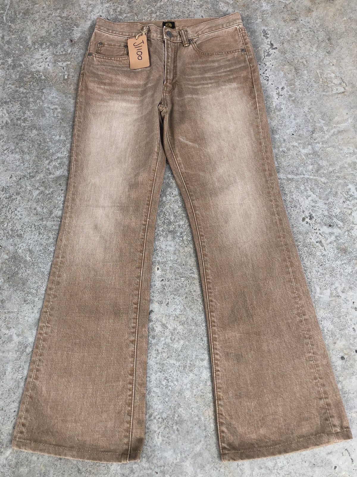 If Six Was Nine Japanese Big John Flared Jeans Distressed Jeans Size US 30 / EU 46 - 1 Thumbnail