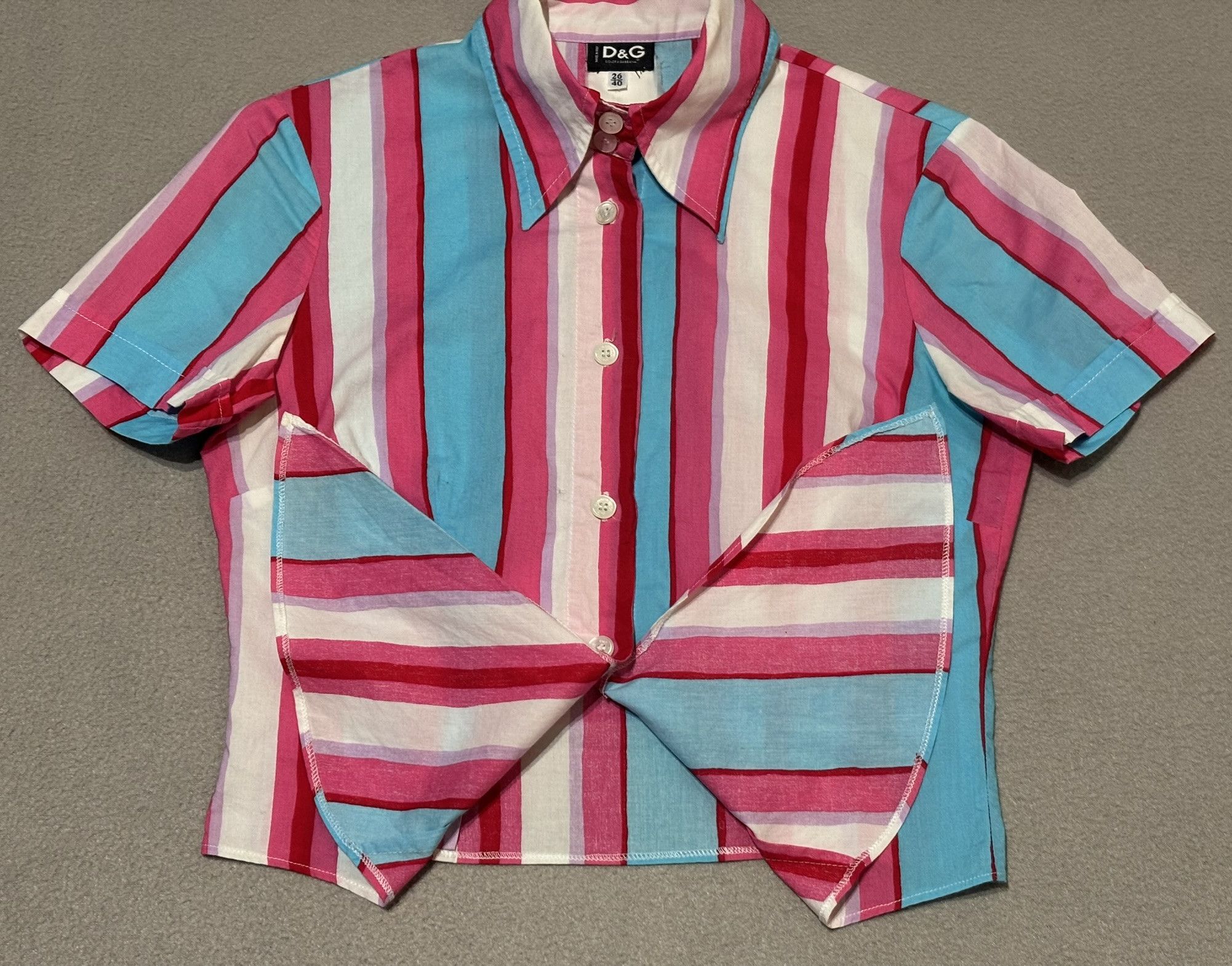 Dolce & Gabbana Dolce Gabbana shirt stripes Multicolor size 40 Size S / US 4 / IT 40 - 7 Thumbnail