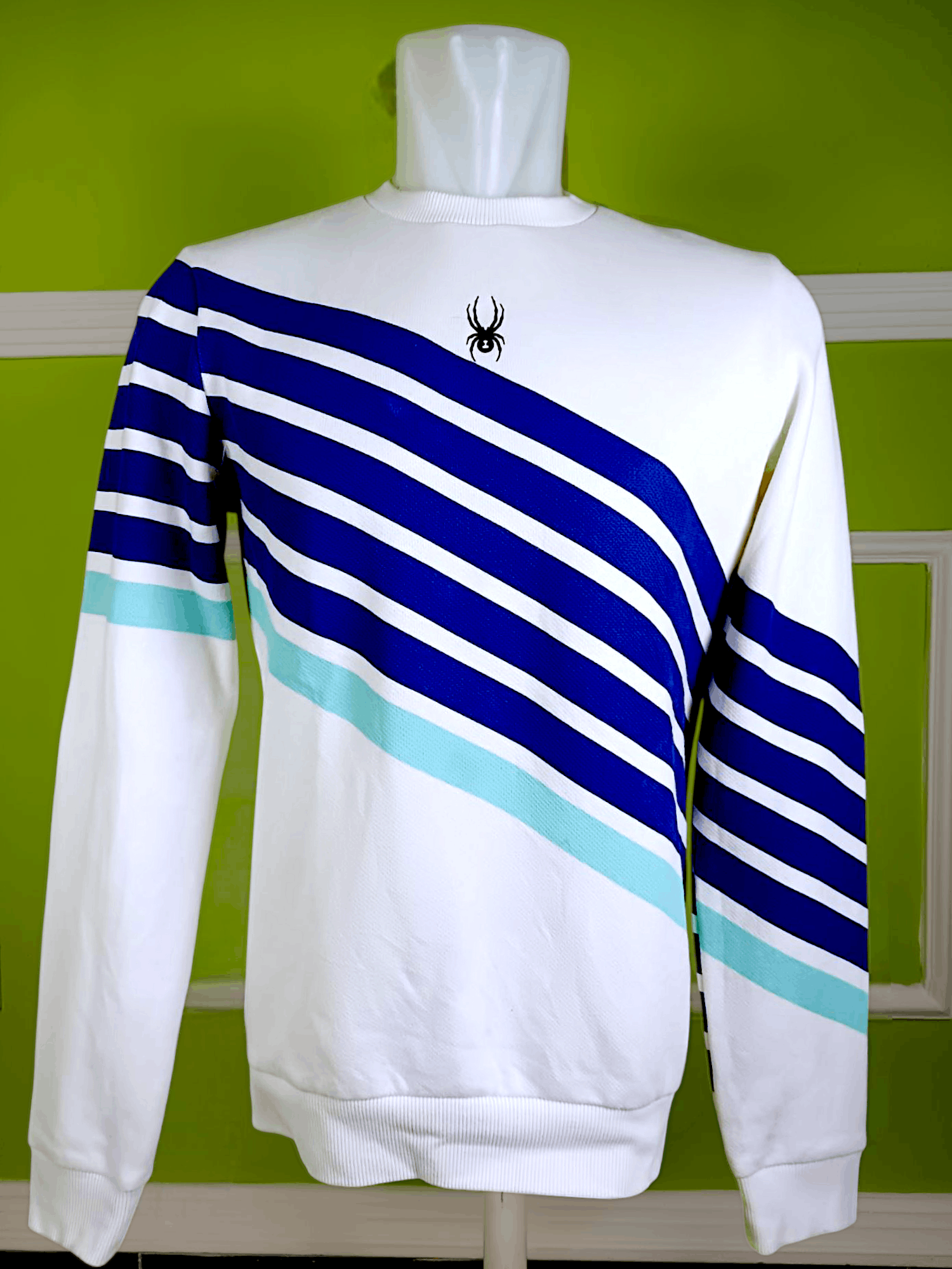 Spyder SPYDER Logo Blue Striped Crewneck Limitless Size US M / EU 48-50 / 2 - 24 Thumbnail