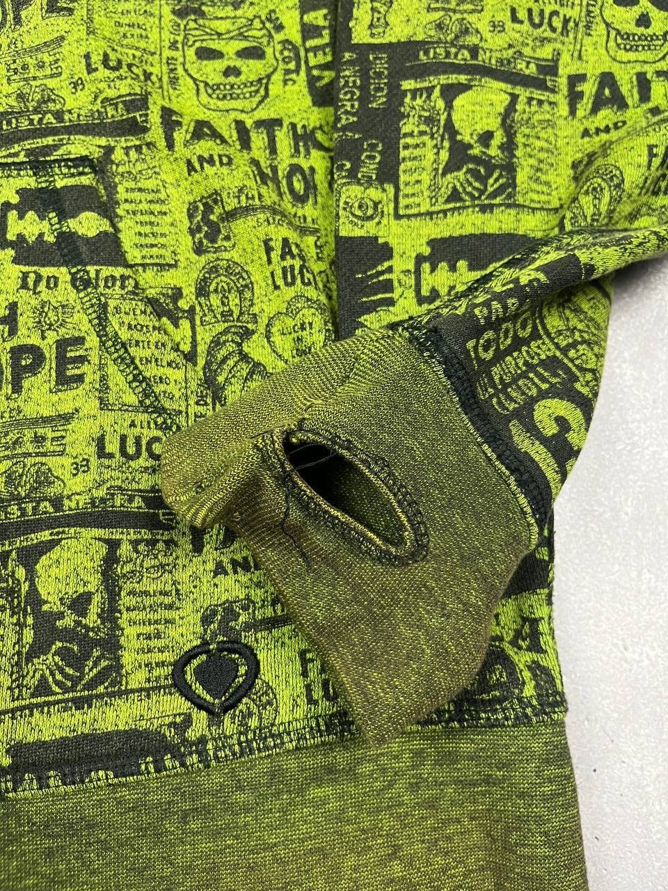 C1RCA Circa Green Fleece Graphic Full Zip Hoodie Men's Size S Size US S / EU 44-46 / 1 - 5 Thumbnail