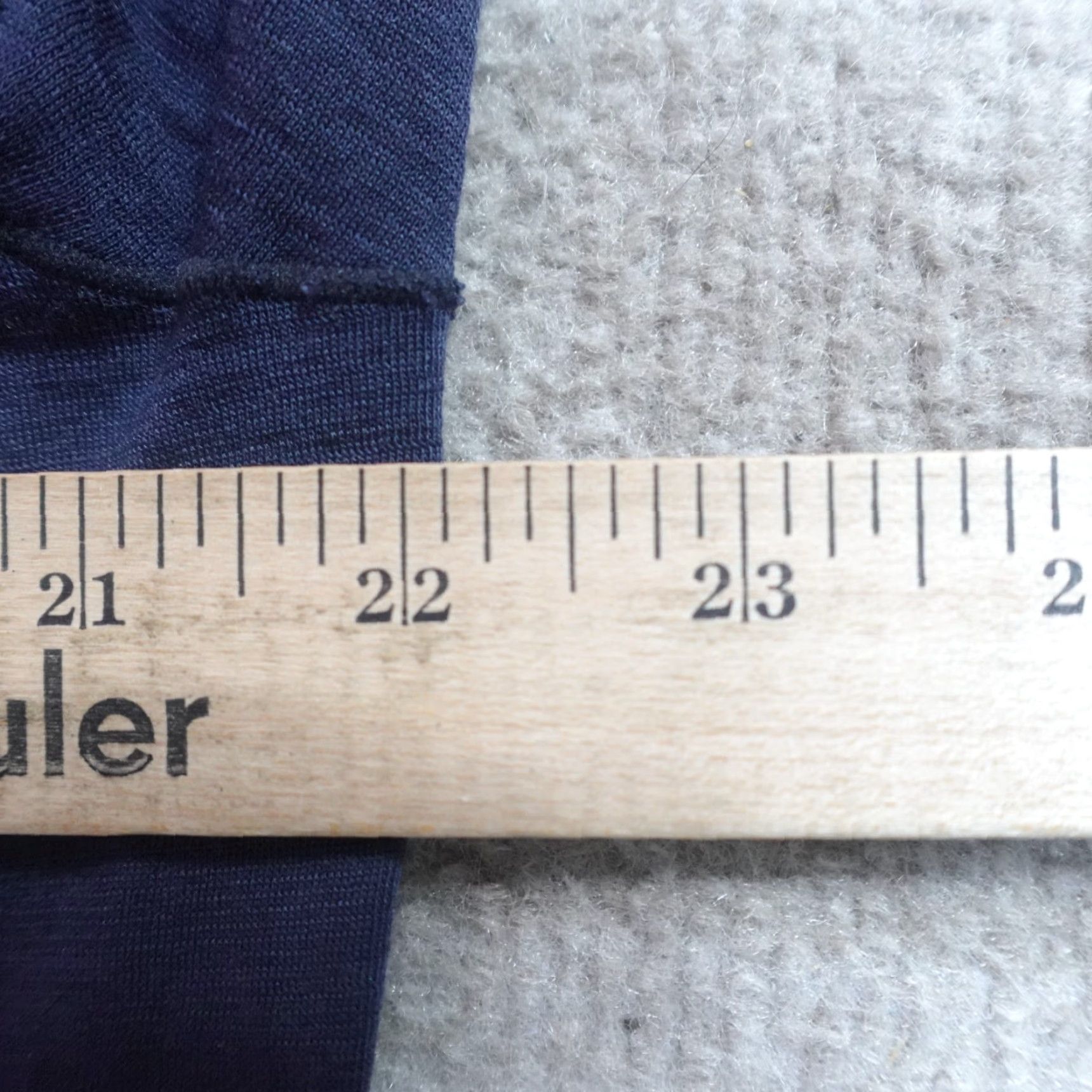 Vintage Mack Weldon Shirt XL Blue Raglan Merino Wool Blend Base Layer Crew Neck Long Sleeve Men Size US XL / EU 56 / 4 - 7 Thumbnail