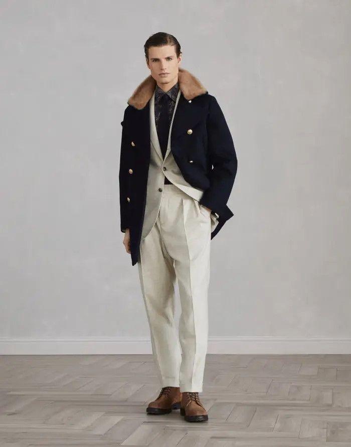Brunello Cucinelli o1w1db10226 Suit Type Jacket in Medium Yellow Size US L / EU 52-54 / 3 - 4 Thumbnail