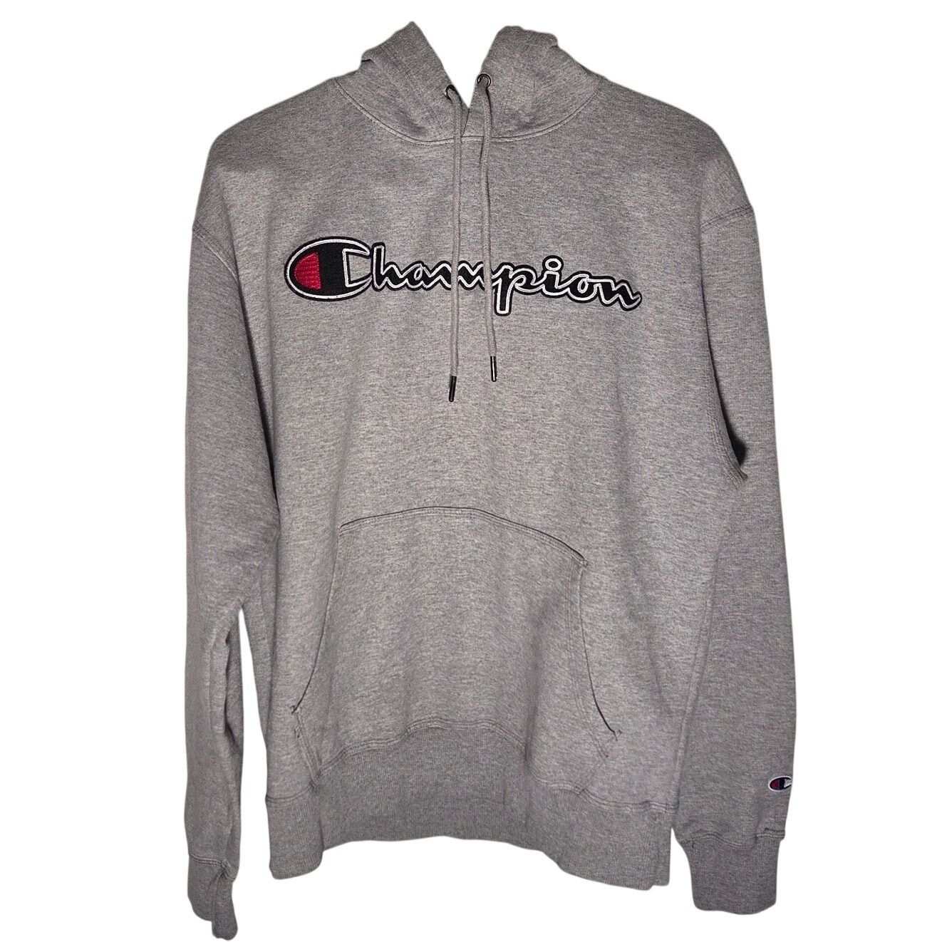 Champion Champion Men's Medium Gray Classic Hoodie Sweatshirt Size US M / EU 48-50 / 2 - 1 Thumbnail