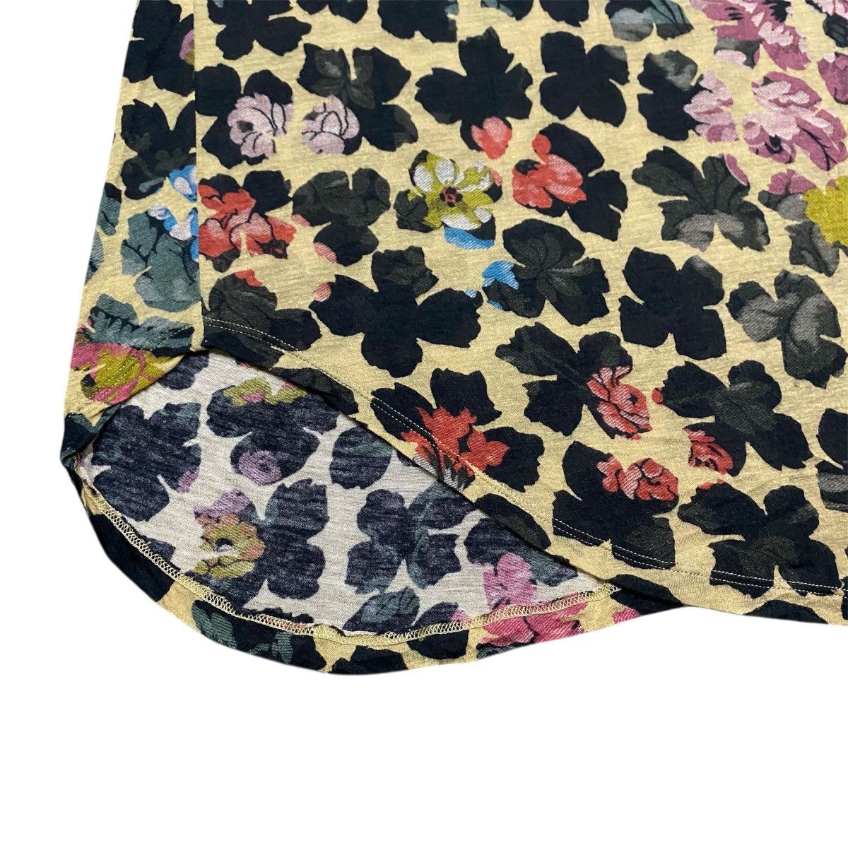 Dries Van Noten Dries Van Noten SS14 Floral Dress Asymmetric Hem Size S / US 4 / IT 40 - 8 Thumbnail