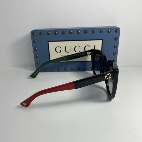 Gucci GUCCI GG0163S 003 Cateye Sunglass Size ONE SIZE - 3 Thumbnail