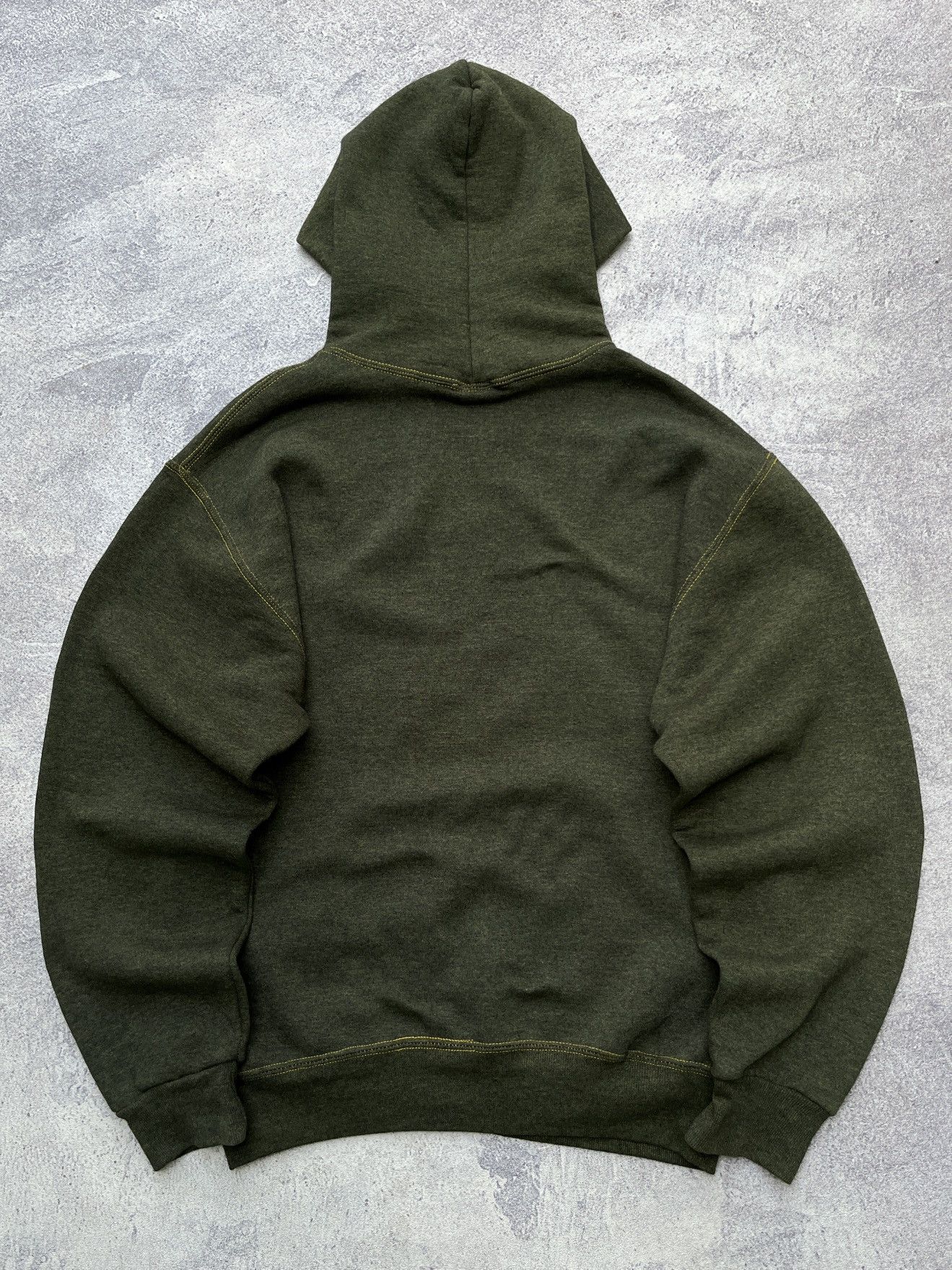 Russell Athletic 1990’s Blank Russell Olive Green Pullover Size US L / EU 52-54 / 3 - 4 Thumbnail
