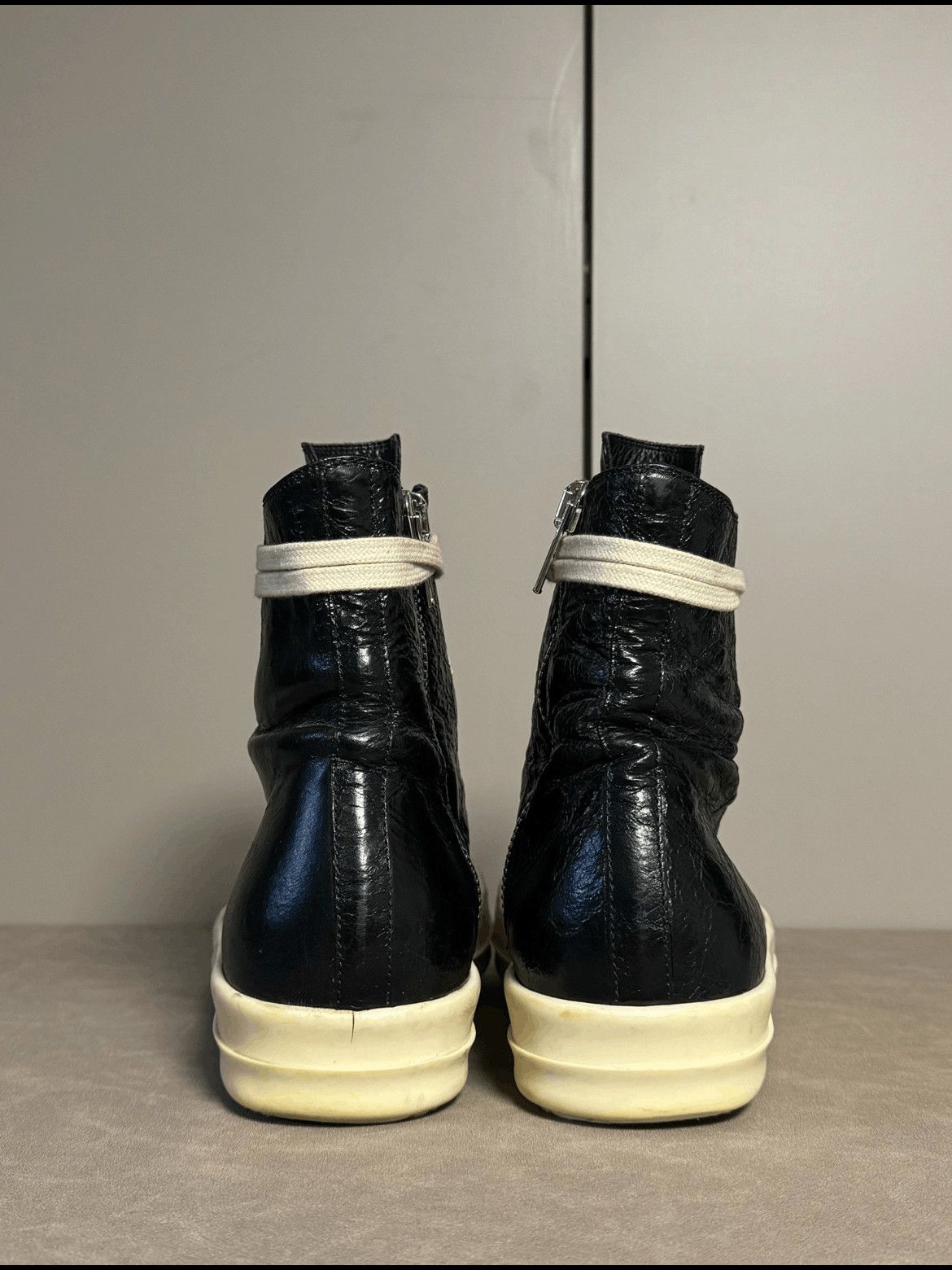 Rick Owens Sz 42.5 Rickowens Mainline Leather Hi-top Size US 9.5 / EU 42-43 - 6 Thumbnail