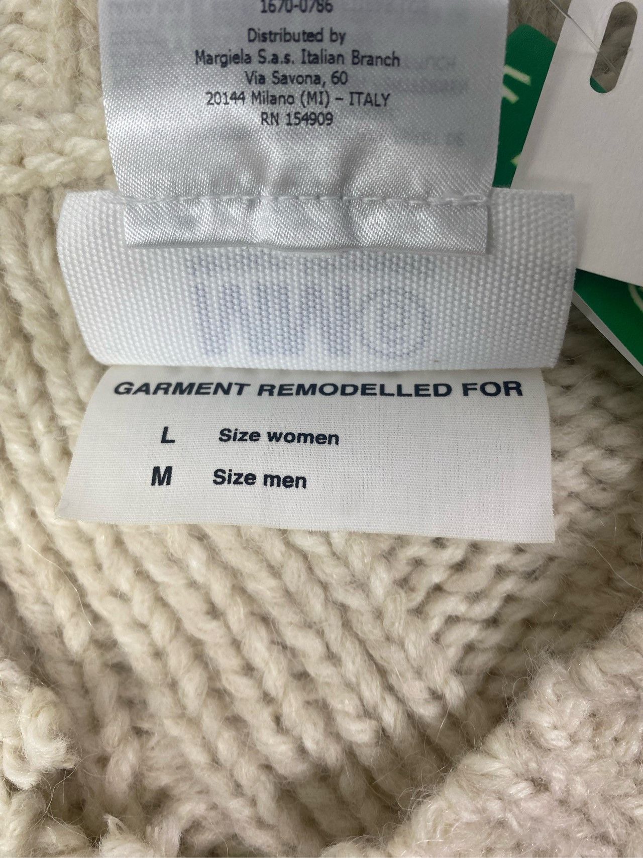 Maison Margiela Maison Margiela Show-style irregular sweater 2501-Nextarrow Size US L / EU 52-54 / 3 - 7 Thumbnail