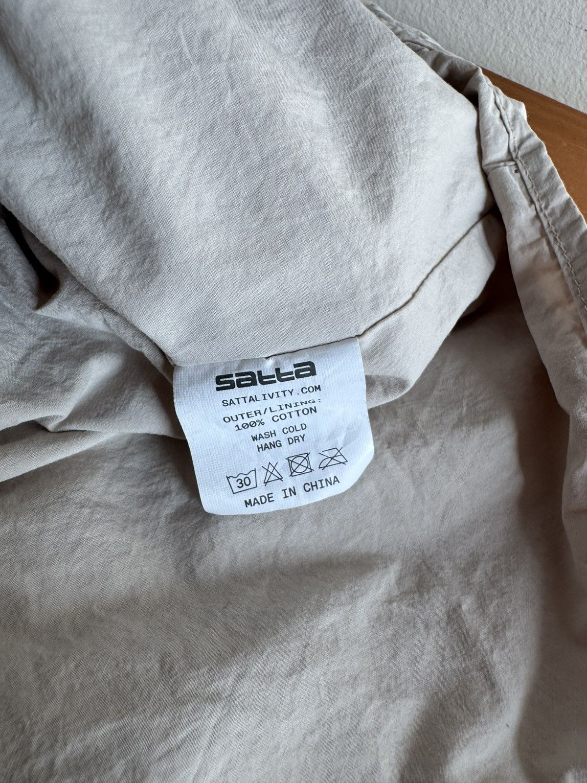 Satta Satta Utility Vest Beige Cotton Multi Pocket Size L Size US L / EU 52-54 / 3 - 5 Thumbnail