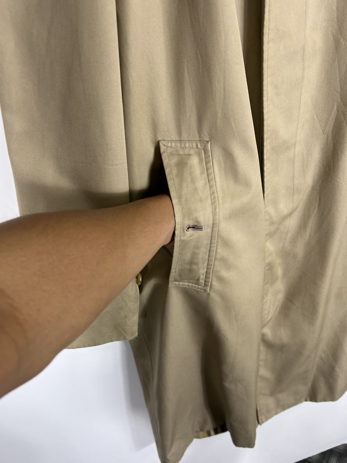 Burberry ⚡️Vintage Burberrys London Button Long Coat Jacket Size US M / EU 48-50 / 2 - 8 Thumbnail