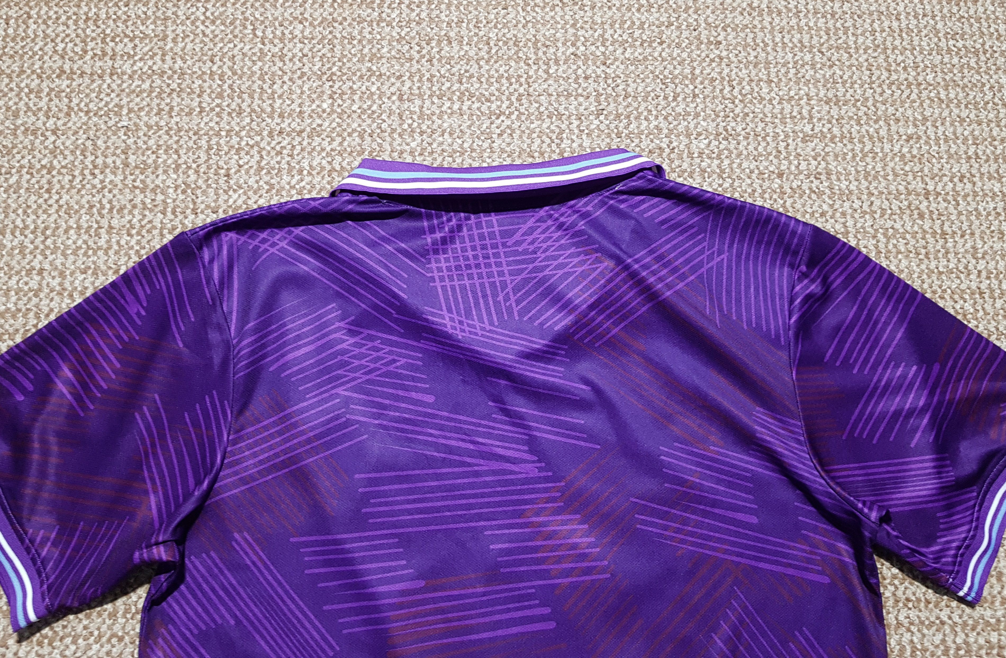 Lotto Fiorentina 1992/1993 Retro Vintage 7UP Soccer Jersey L