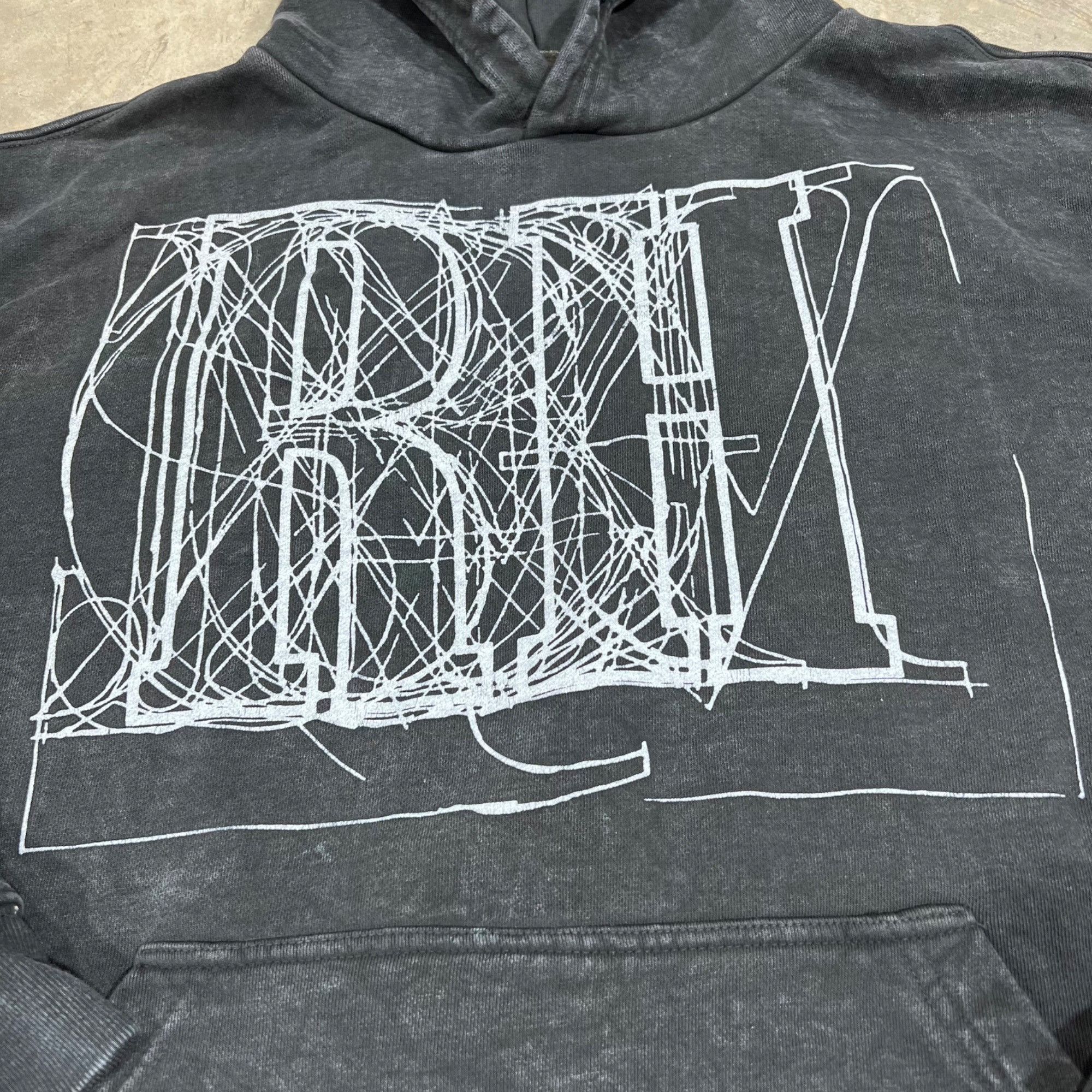 Rhude NEW RHUDE SCRIBBLE HOODIE SZ MEDIUM Size US M / EU 48-50 / 2 - 3 Thumbnail