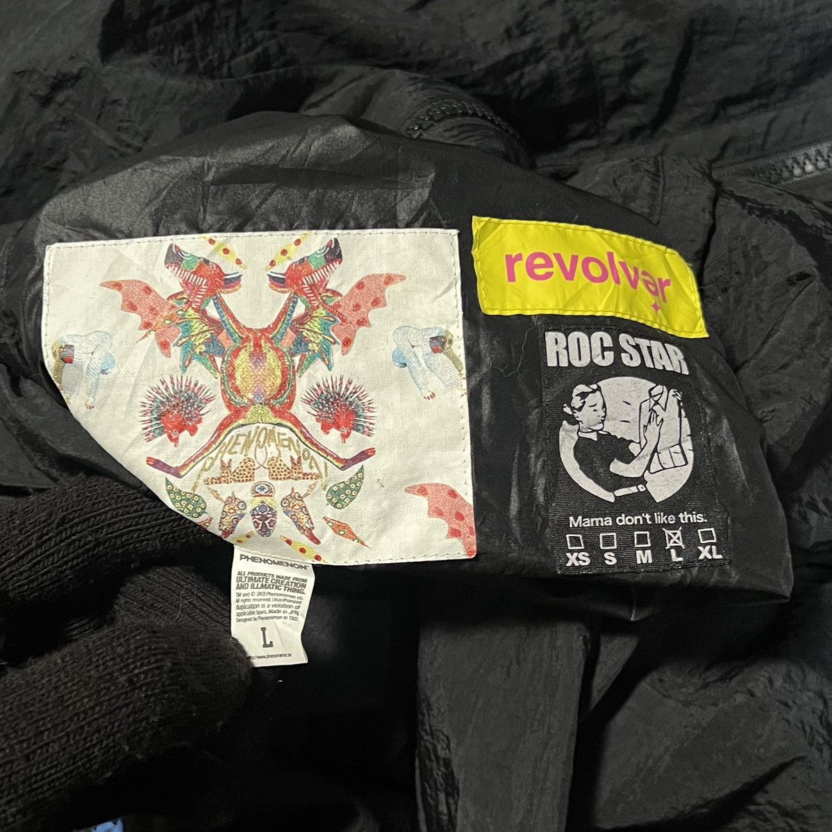 General Research × PHENOMENON Phenomenon 2008 x Hectic Revesible Bomber Jacket Size US L / EU 52-54 / 3 - 12 Thumbnail
