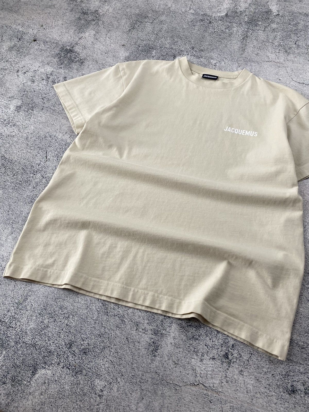 Jacquemus Rare Jacquemus Hype Beige Tee Size US M / EU 48-50 / 2 - 13 Thumbnail