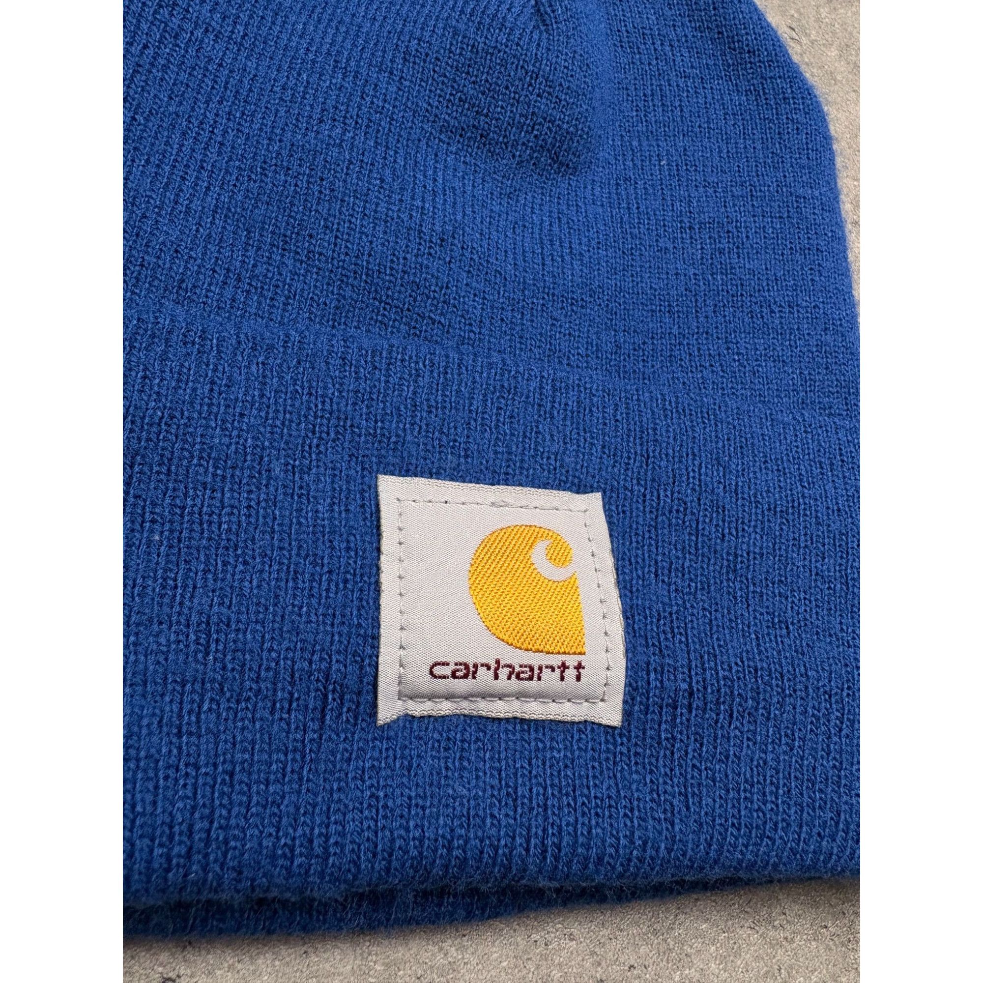 Carhartt Carhartt Acrylic Watch Hat A18 In Bright Blue Size ONE SIZE - 3 Thumbnail