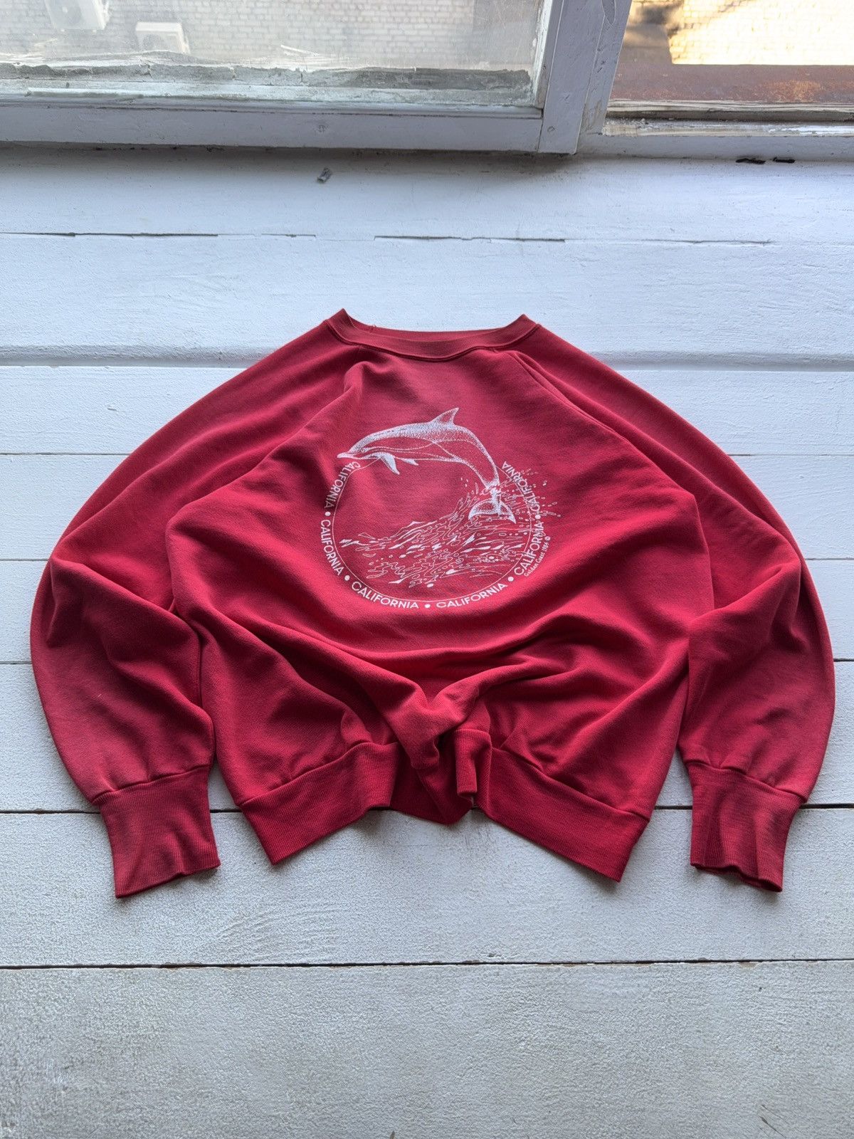 Vintage Vintage 1984 USA California Golden Coast Faded Sweatshirt Size US M / EU 48-50 / 2 - 1 Thumbnail