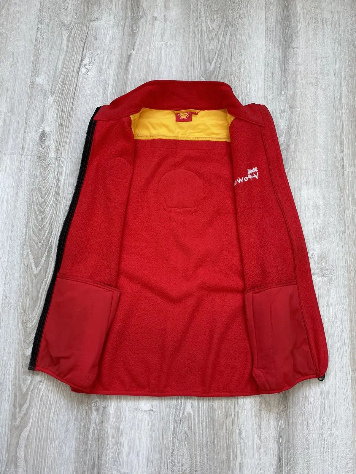 DHL Vintage Shell V-Power Fleece Vest Size US S / EU 44-46 / 1 - 3 Thumbnail
