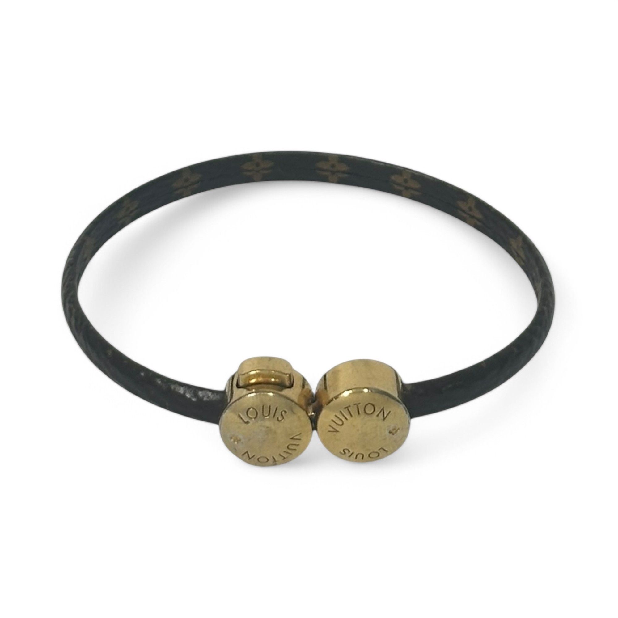Louis Vuitton Louis Vuitton Historic Bracelet LV Mini Monogram Brown Size ONE SIZE - 1 Thumbnail